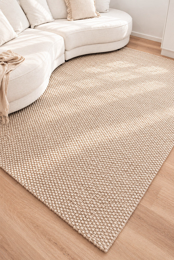 Allure Amber Oat Wool Rug