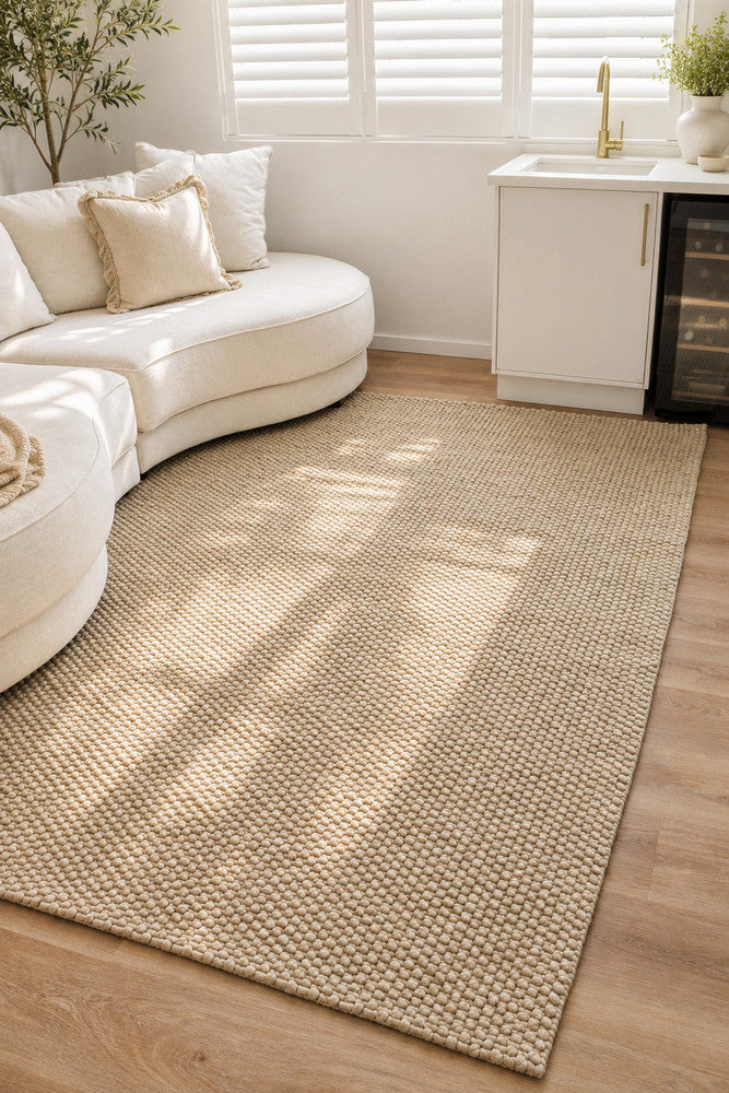 Allure Amber Oat Wool Rug