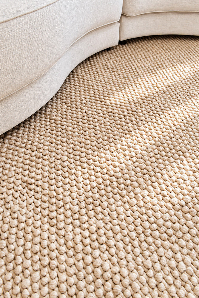 Allure Amber Oat Wool Rug