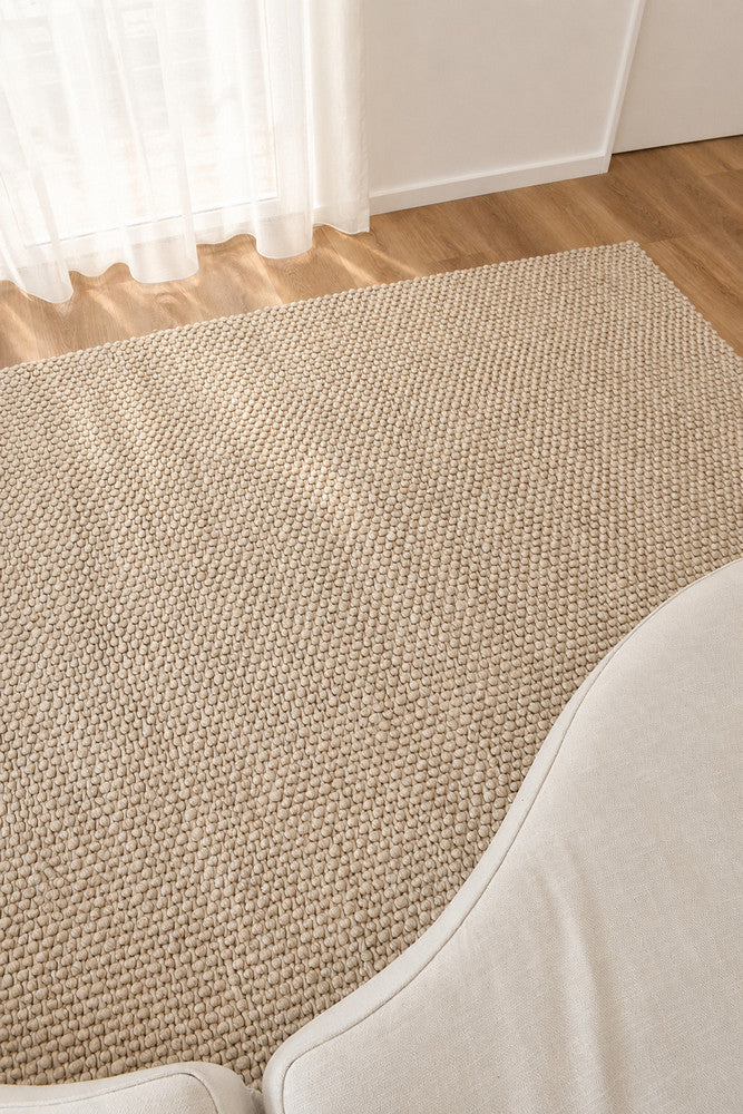 Allure Amber Oat Wool Rug