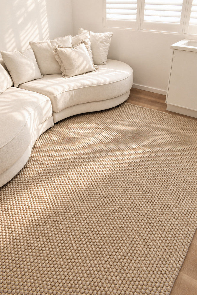 Allure Amber Oat Wool Rug