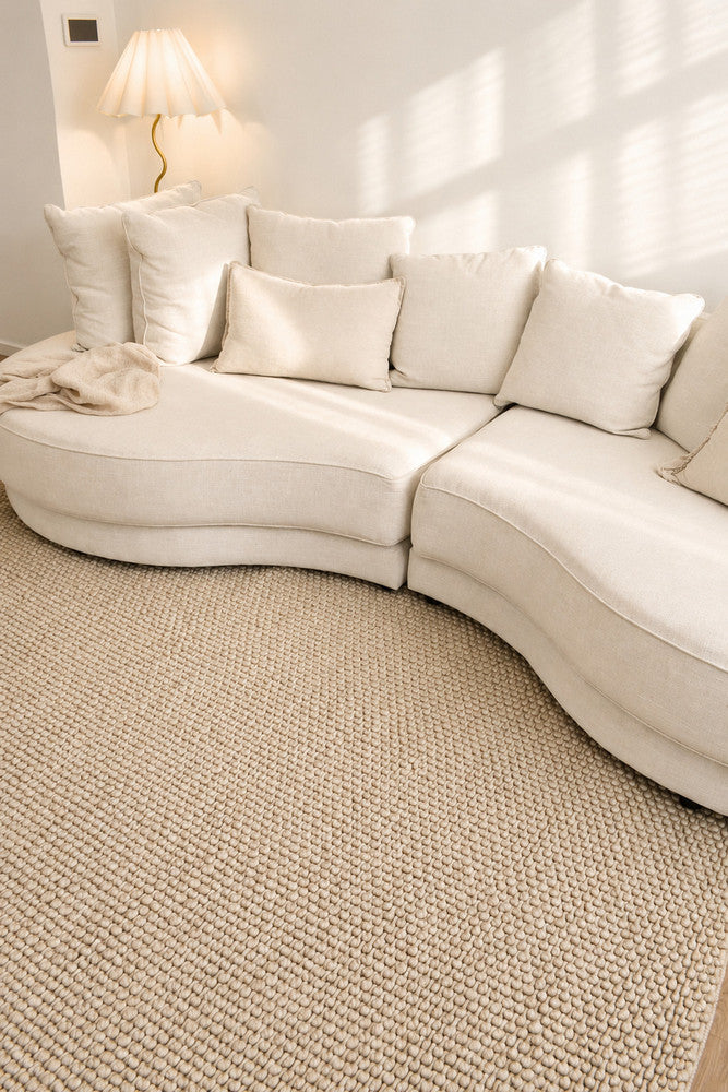 Allure Amber Oat Wool Rug