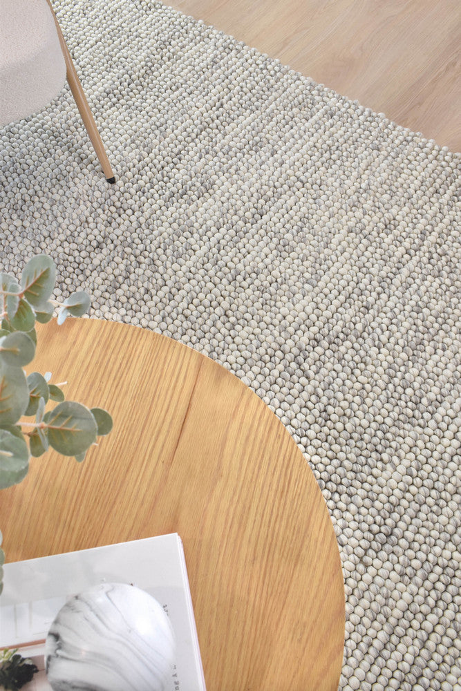 Allure Silver Mist Wool Rug