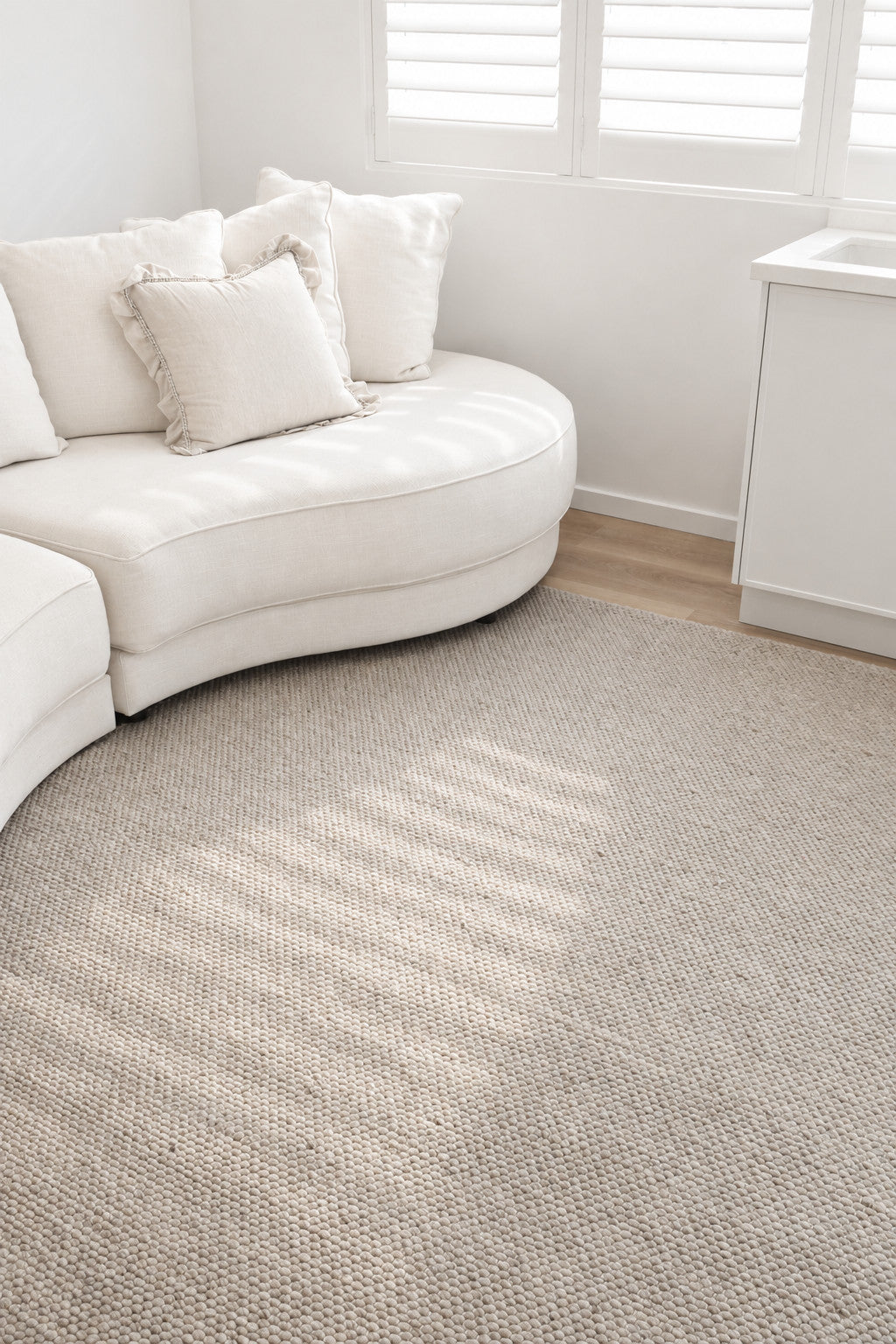 Allure Stone Mist Wool Rug
