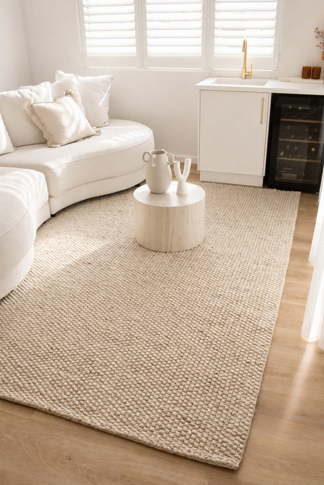 Allure Warm Ivory Wool Rug