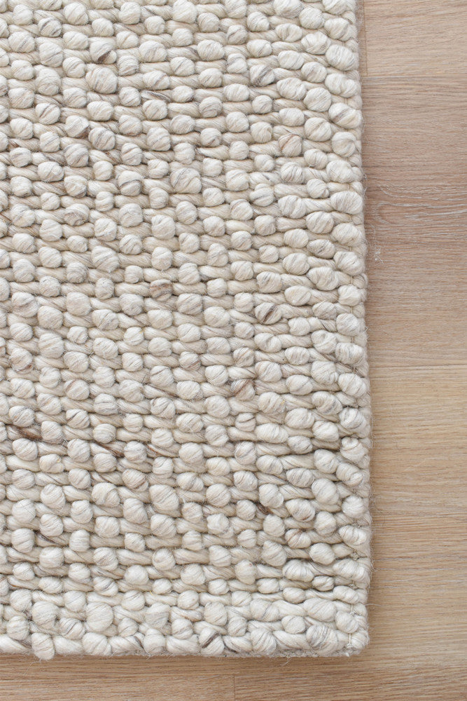 Allure Warm Ivory Wool Rug