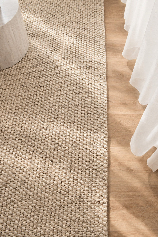 Allure Warm Ivory Wool Rug
