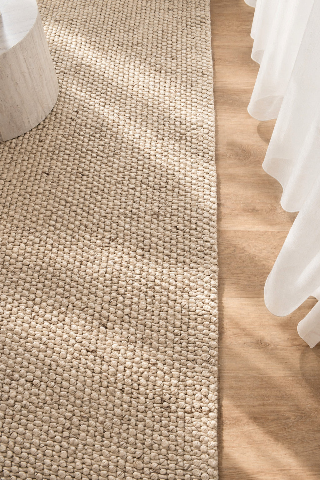 Allure Warm Ivory Wool Rug