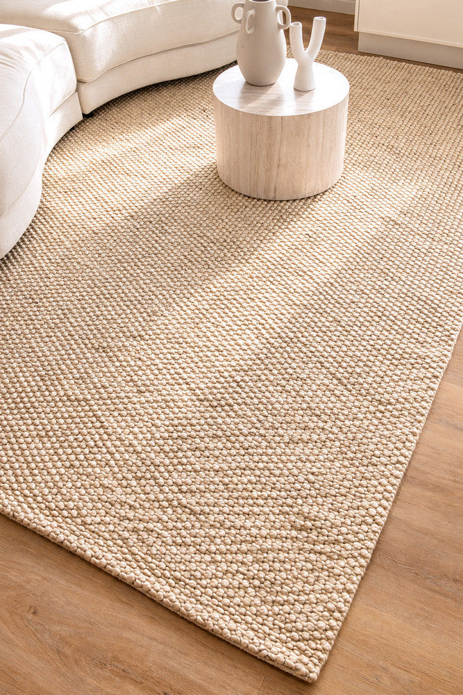 Allure Warm Ivory Wool Rug