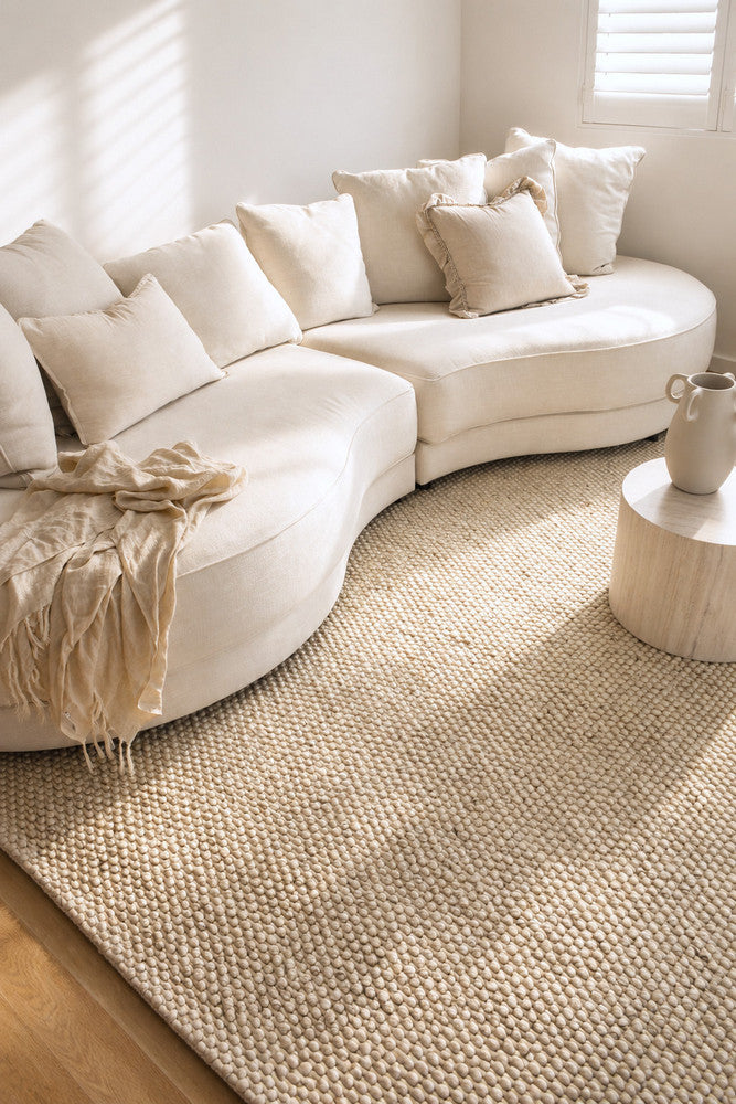 Allure Warm Ivory Wool Rug