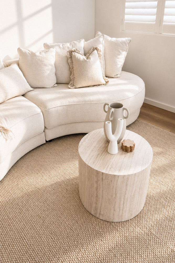 Allure Wheat Mist Wool Rug
