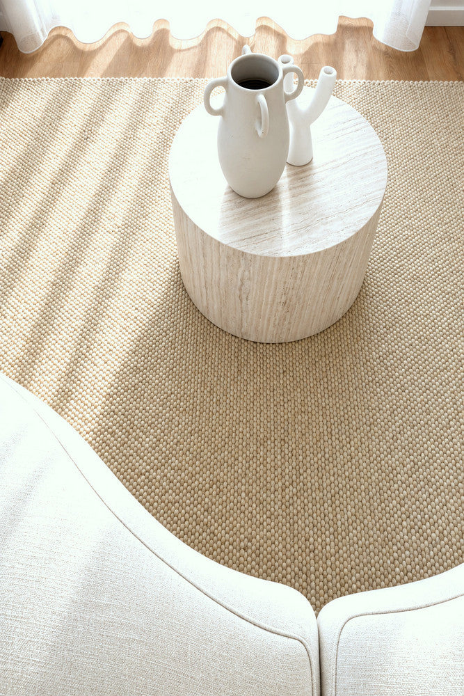 Allure Wheat Mist Wool Rug