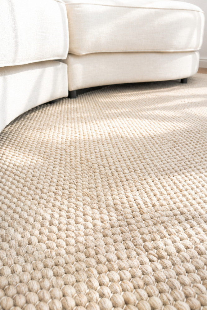 Allure Wheat Mist Wool Rug