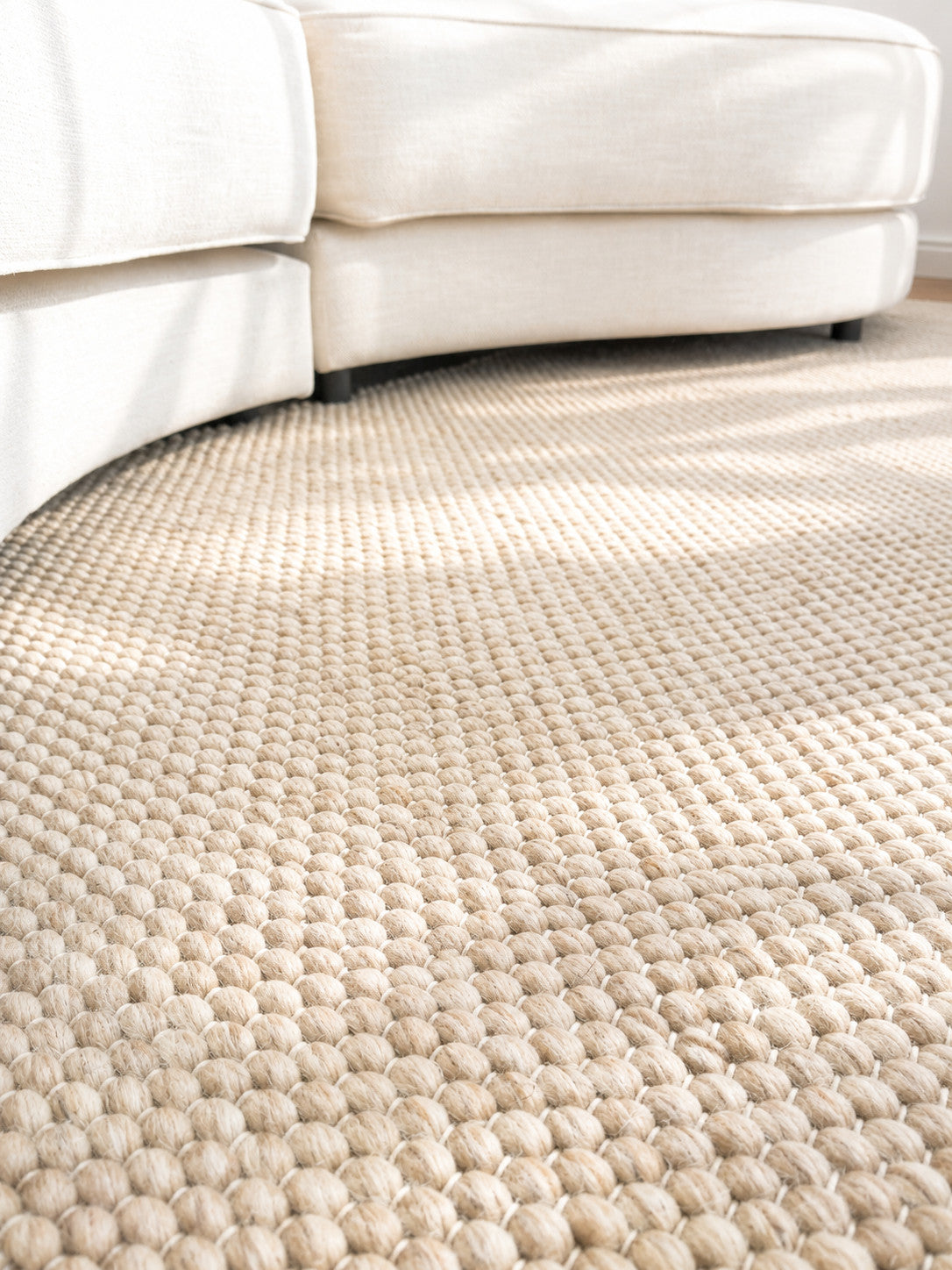 Allure Wheat Mist Wool Rug