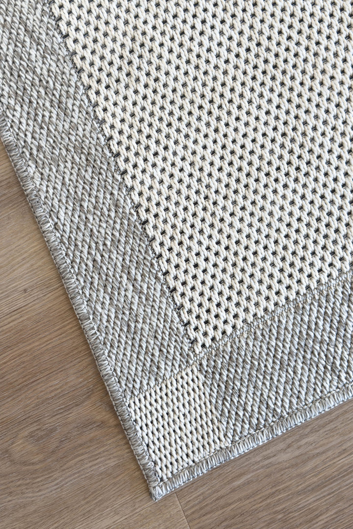 All Seasons Outdoor Cream Grey Runner