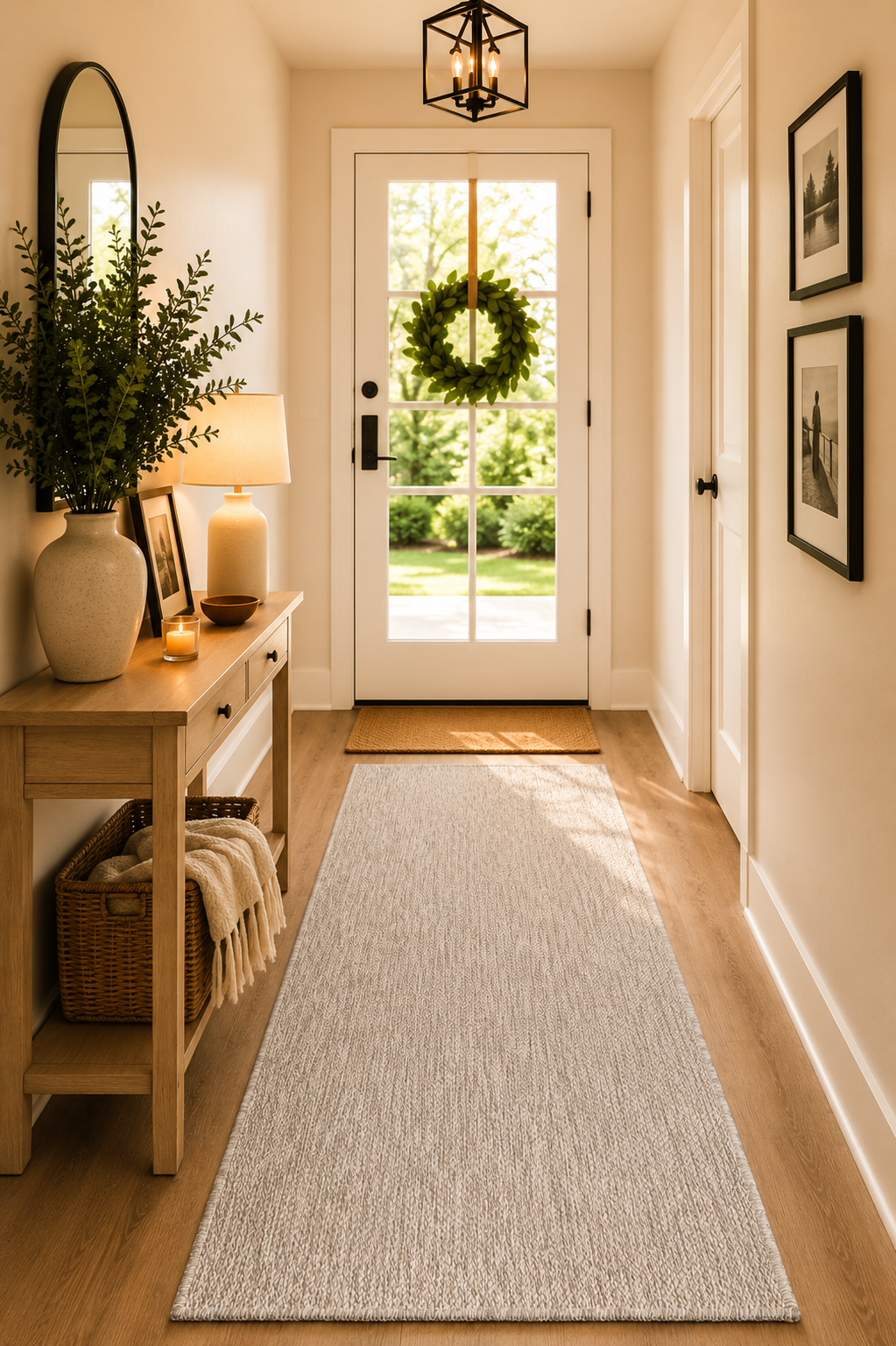 All Seasons Outdoor Light Grey Runner