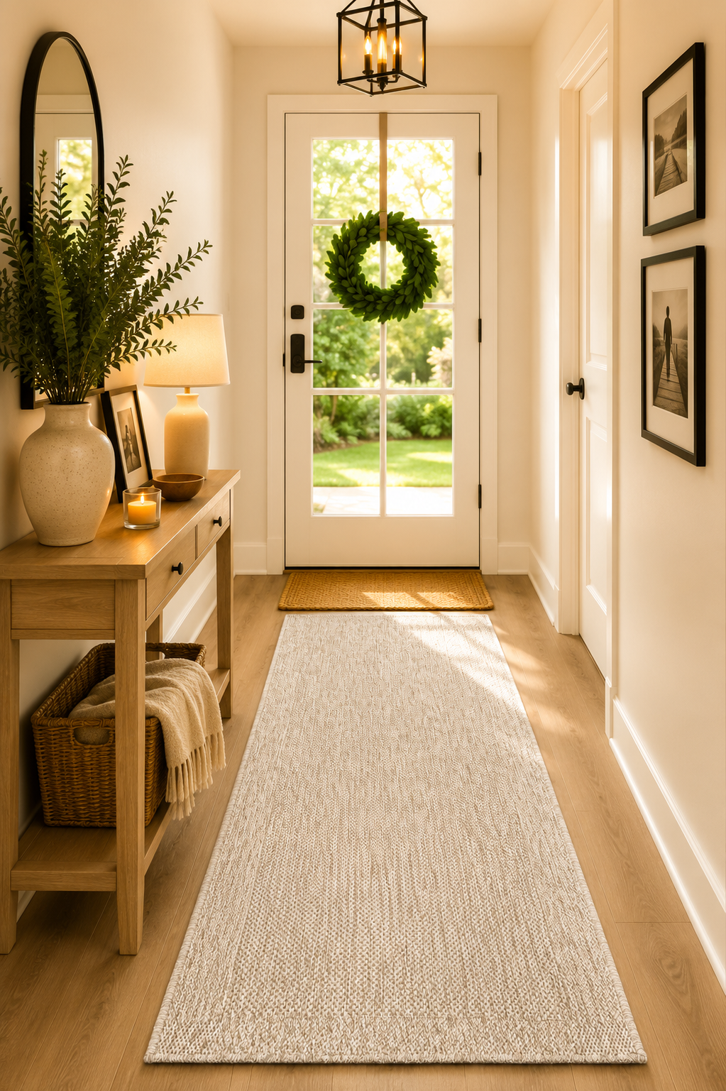 All Seasons Outdoor Light Beige Runner