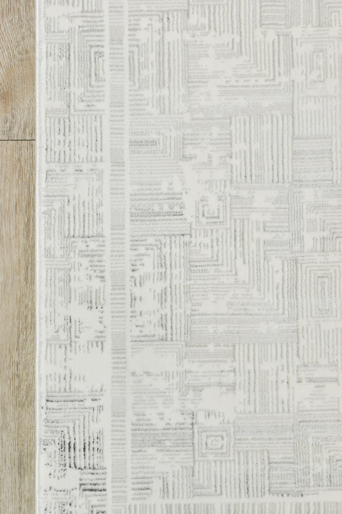 Eden 30279A Dark Grey Cream Runner