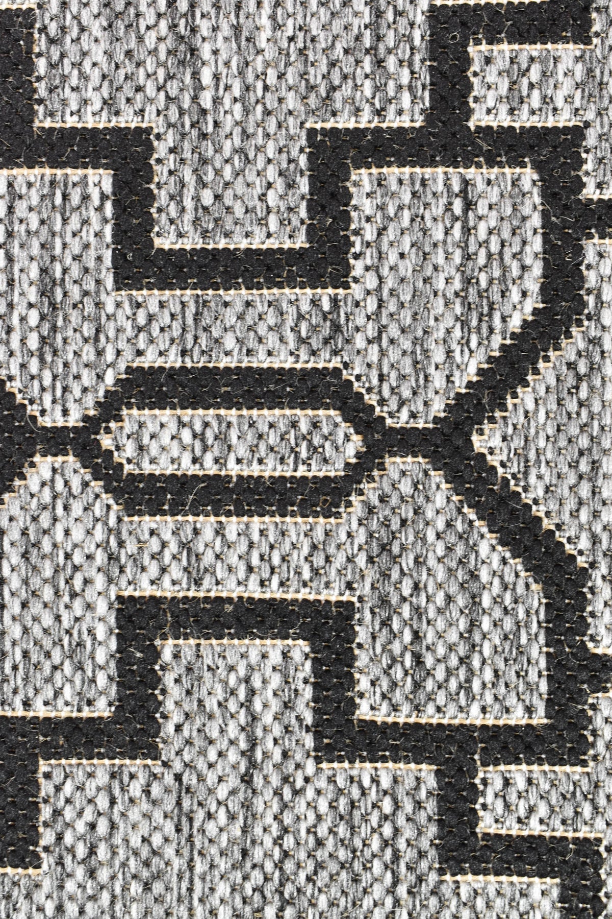 Long Island Grey Black Rug 208-DM9E
