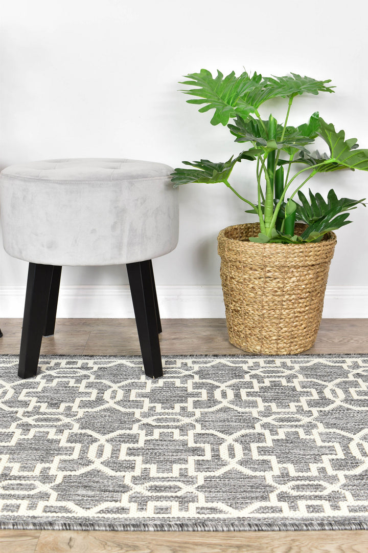 Long Island Grey Cream Rug 208-GU6E