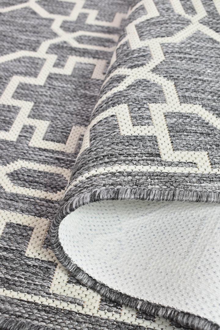 Long Island Grey Cream Rug 208-GU6E