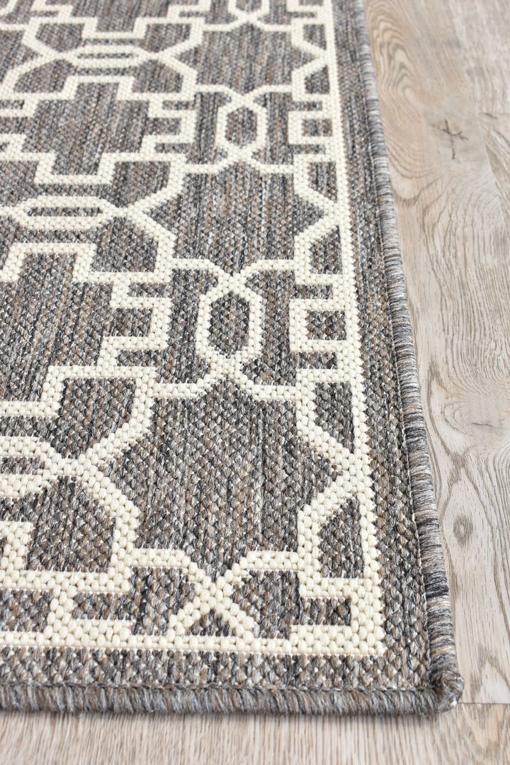 Long Island Runner Brown Cream 208-W71E