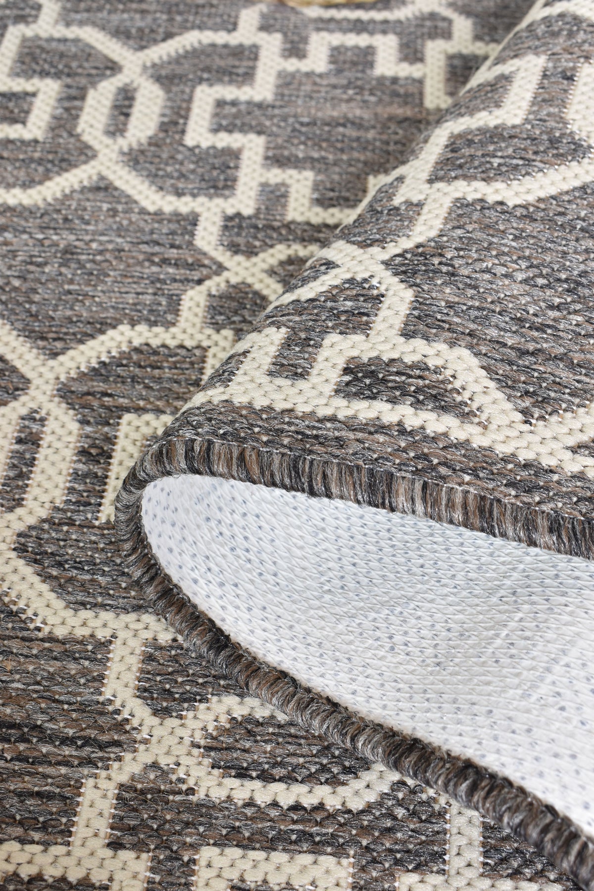 Long Island Brown Cream Rug 208-W71E