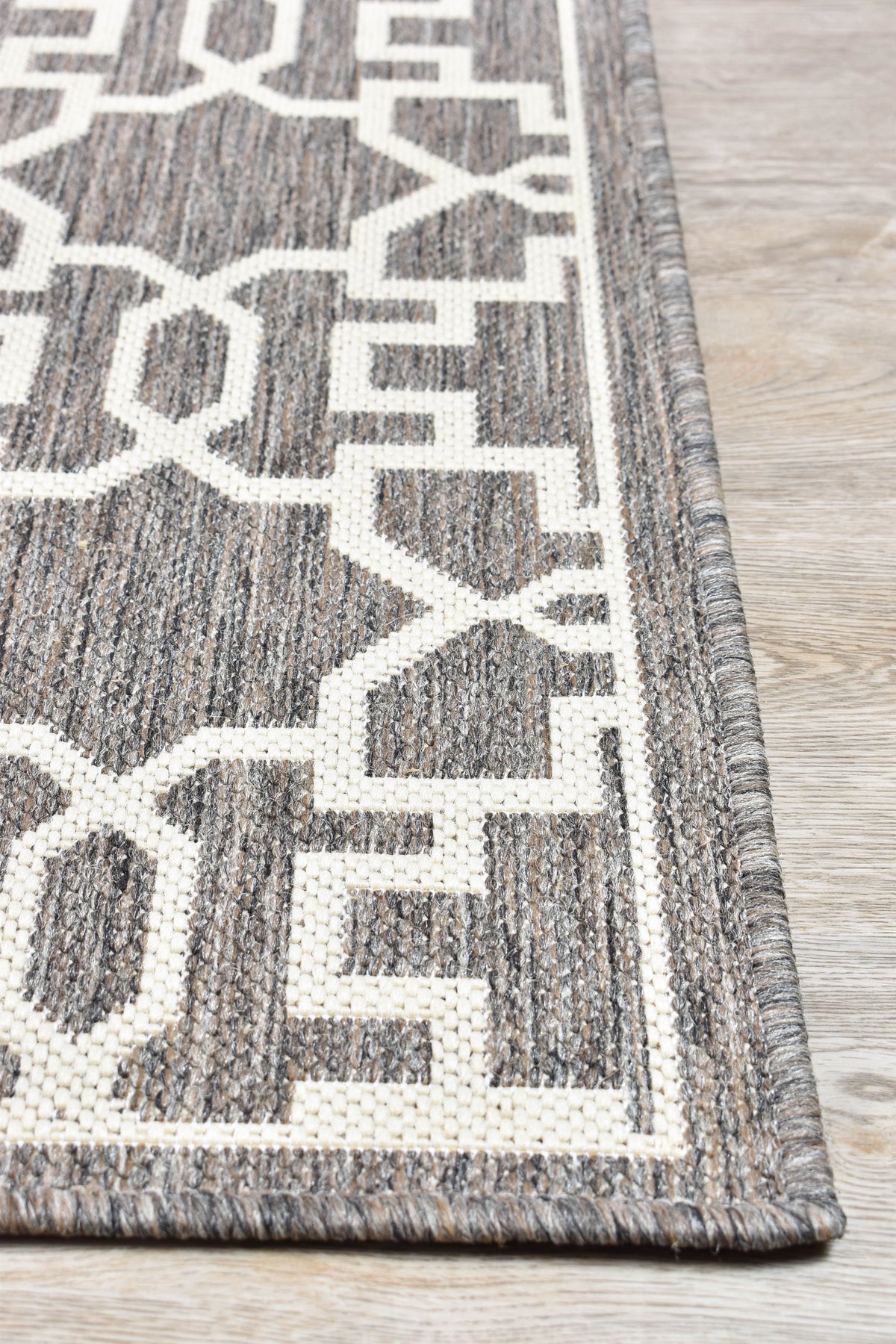 Long Island Brown Cream Rug 208-W71E