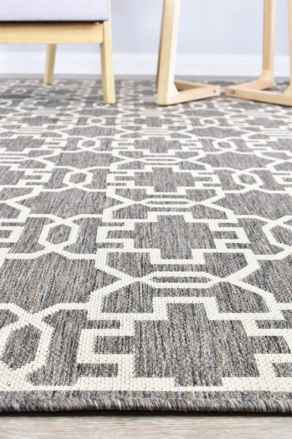 Long Island Brown Cream Rug 208-W71E