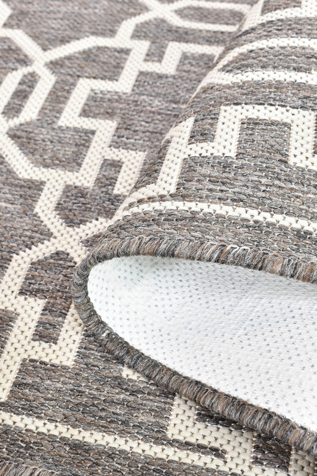 Long Island Brown Cream Rug 208-W71E