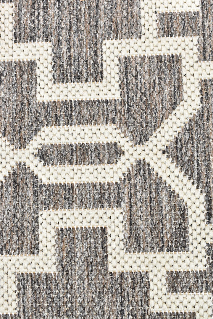 Long Island Brown Cream Rug 208-W71E