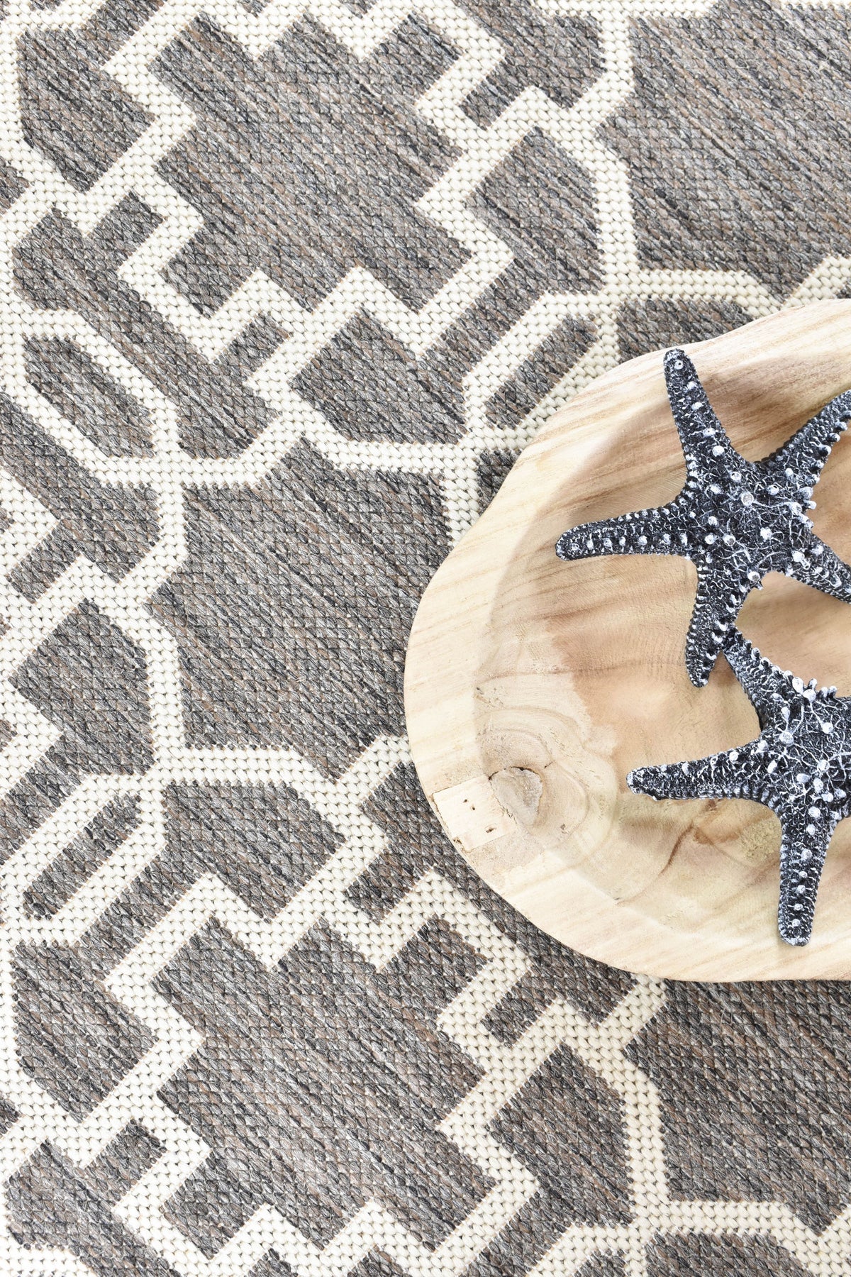 Long Island Brown Cream Rug 208-W71E