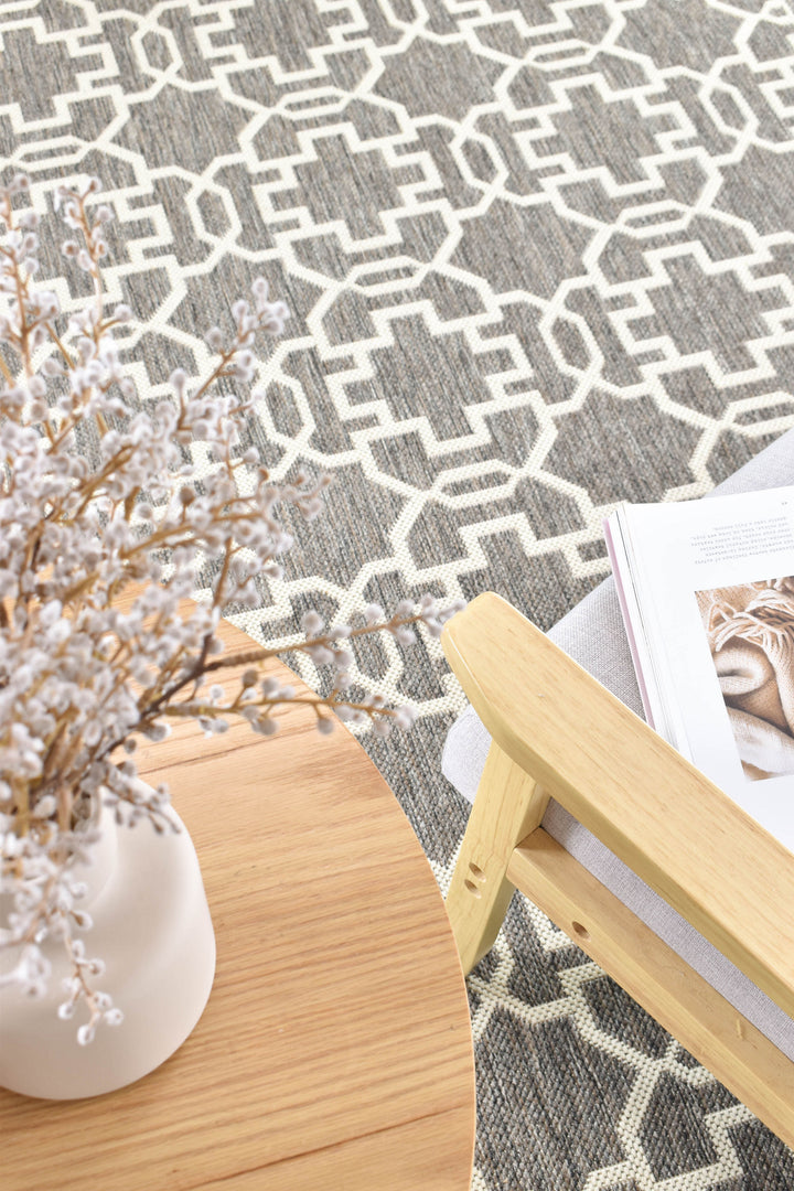 Long Island Brown Cream Rug 208-W71E