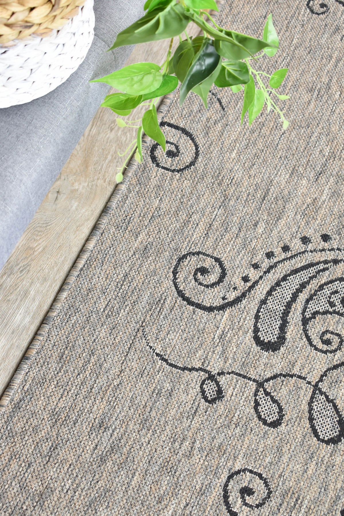 long island Runner Beige Grey Rug 2902-J48H