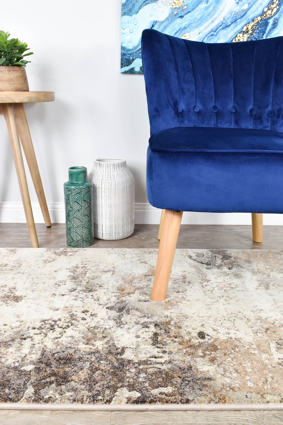 Modern Lounge Rug 63395 6282