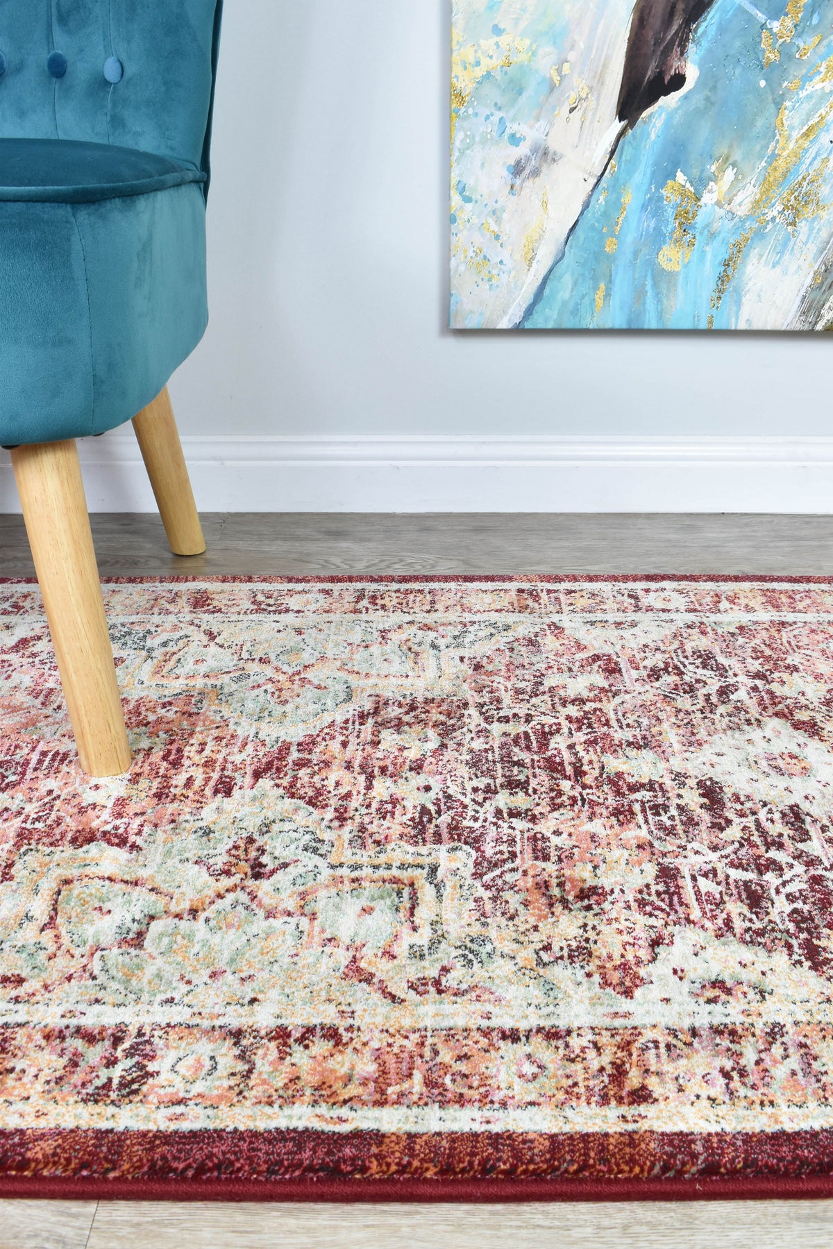 Modern Lounge Rug 63435-1414