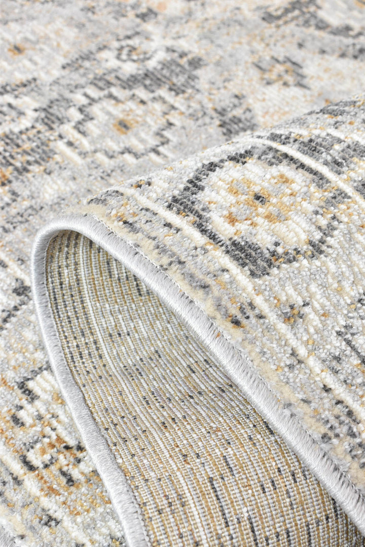 Marakesh Grey Mustard Rug 0320C
