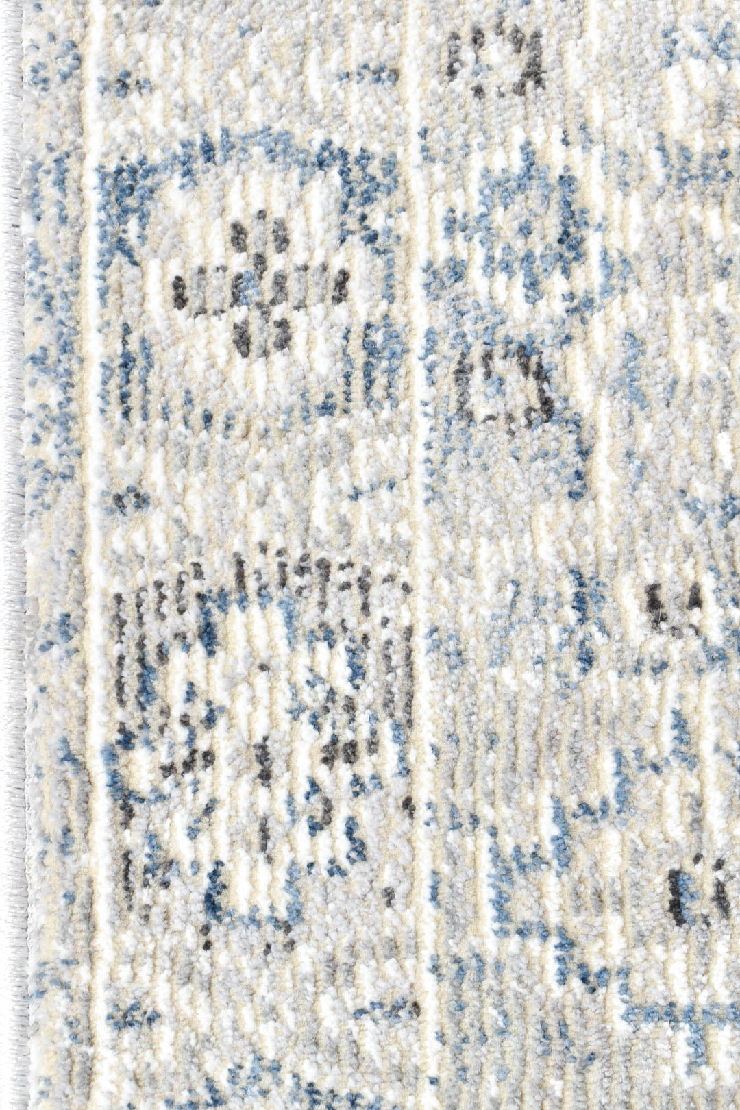 Marakesh Blue L.Grey Runner Rug 0320C