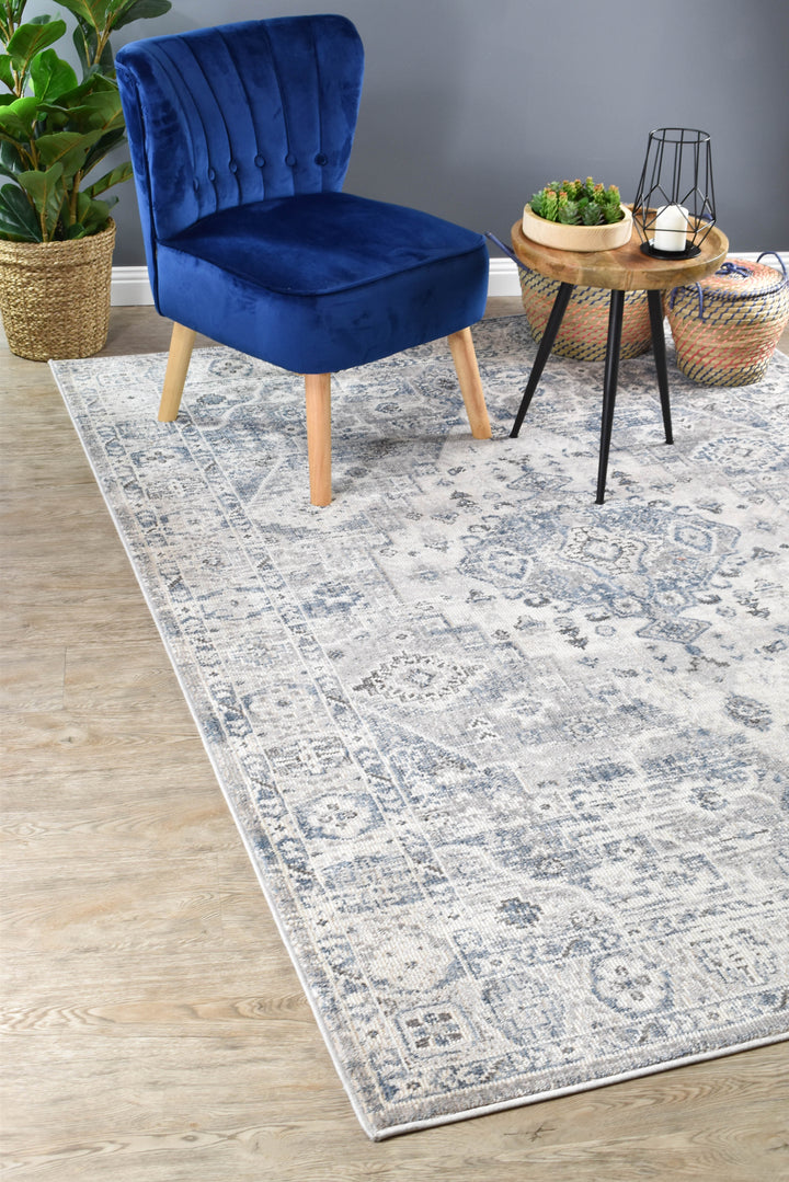 Marakesh Blue L.Grey Rug 0320C