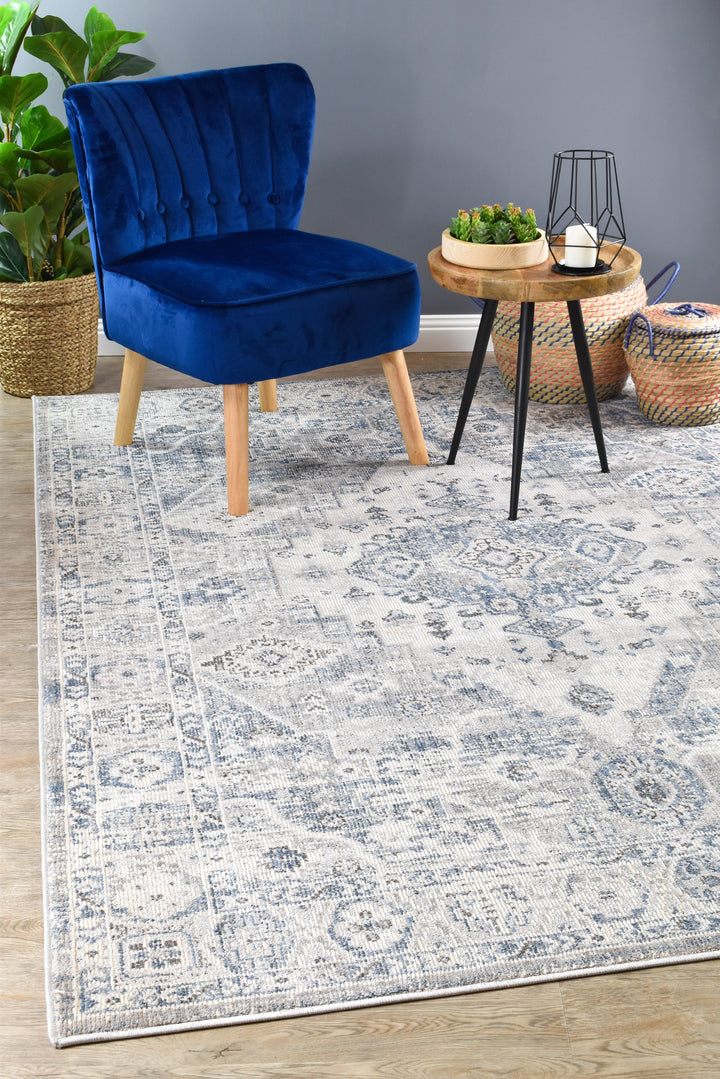 Marakesh Blue L.Grey Rug 0320C