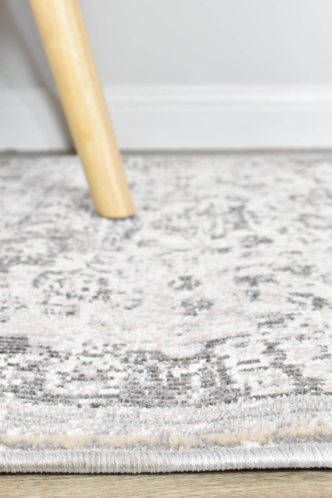 Marakesh Grey Runner Rug 0321B