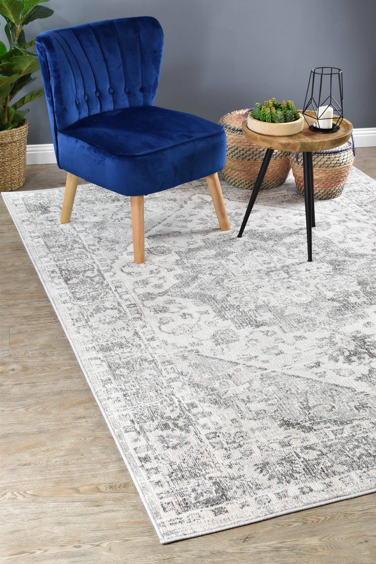 Marakesh Grey Rug 0321B