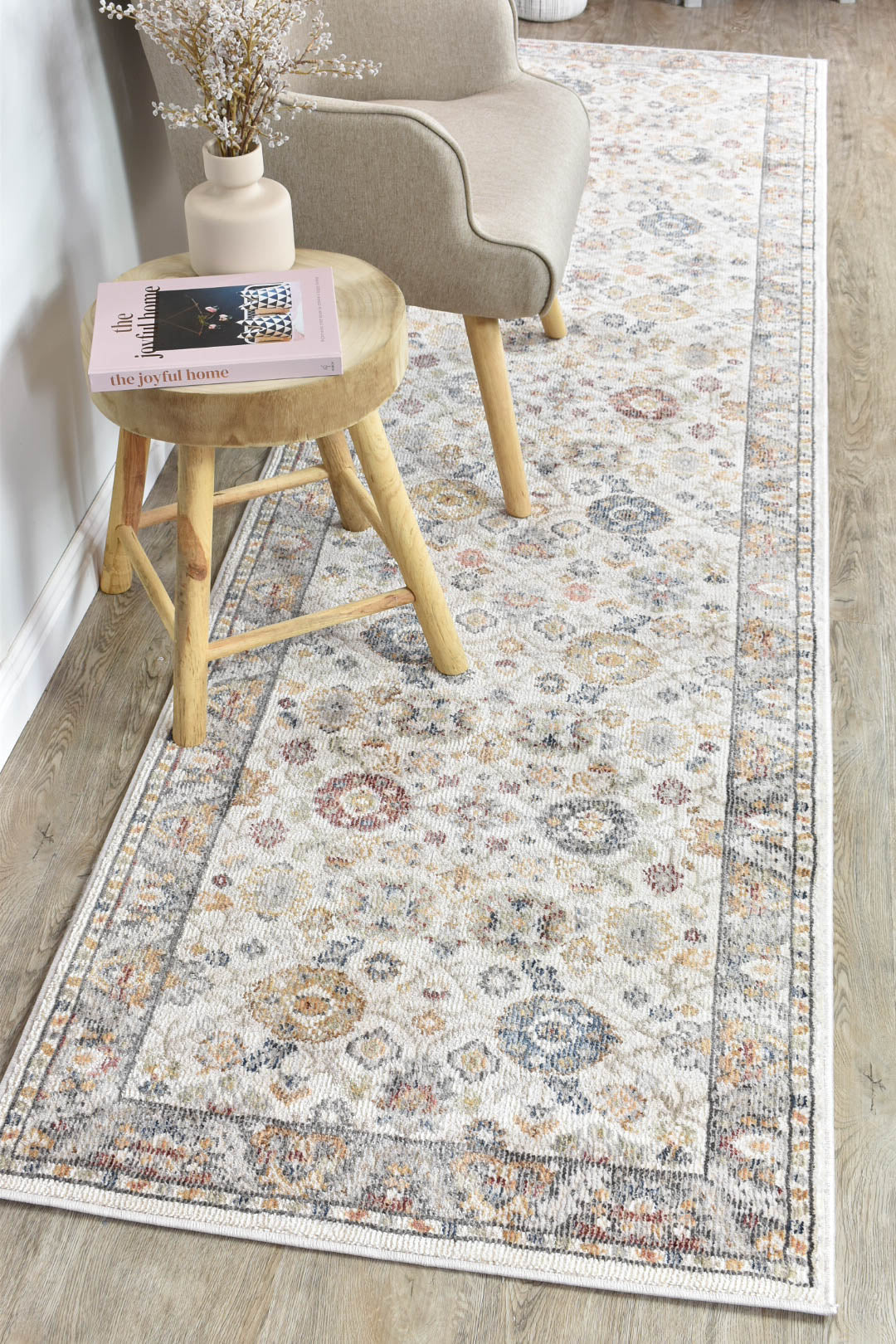 Marakesh Cream Runner Rug 0156A