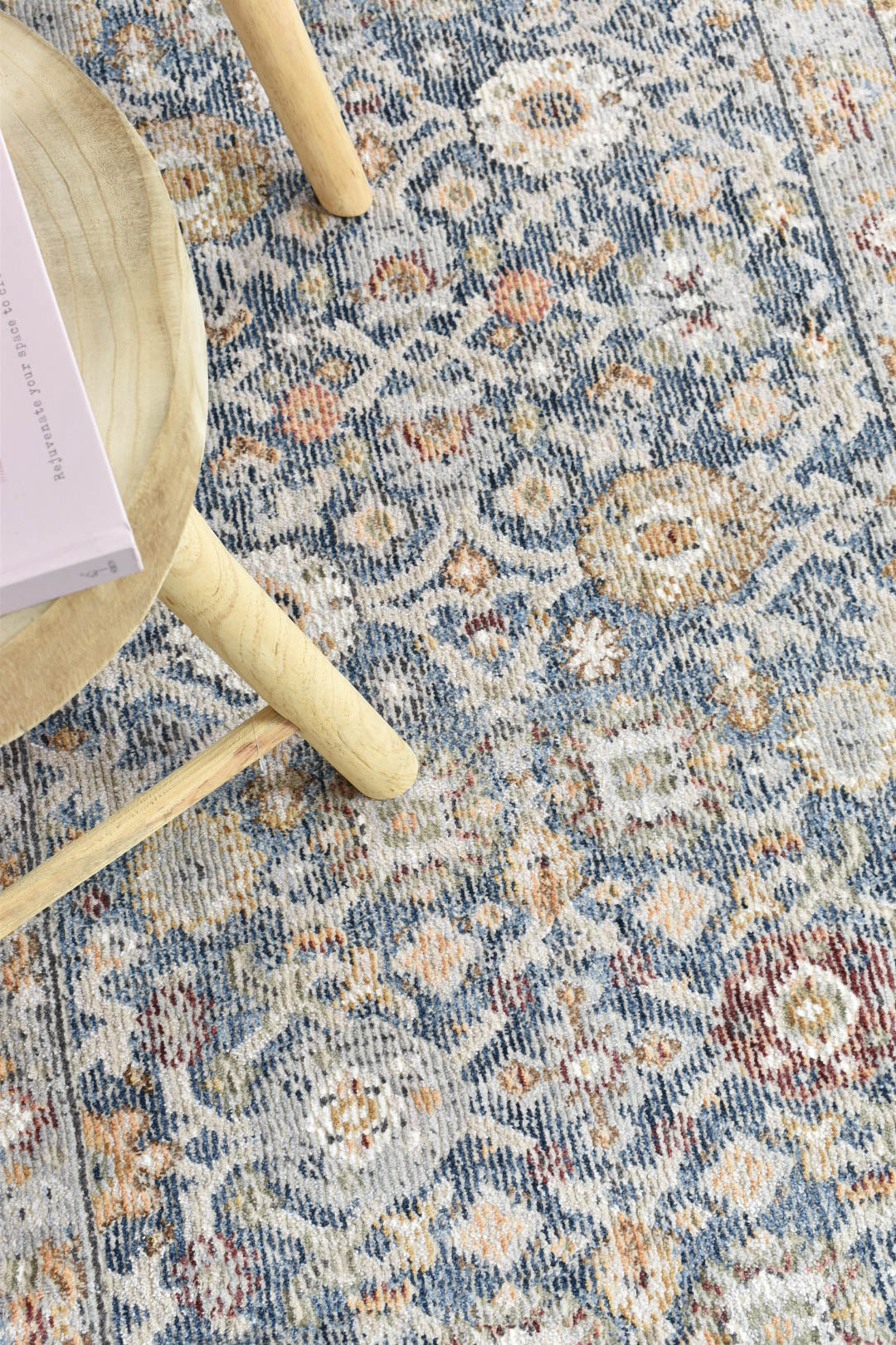 Marakesh Dark Blue Runner Rug A156A