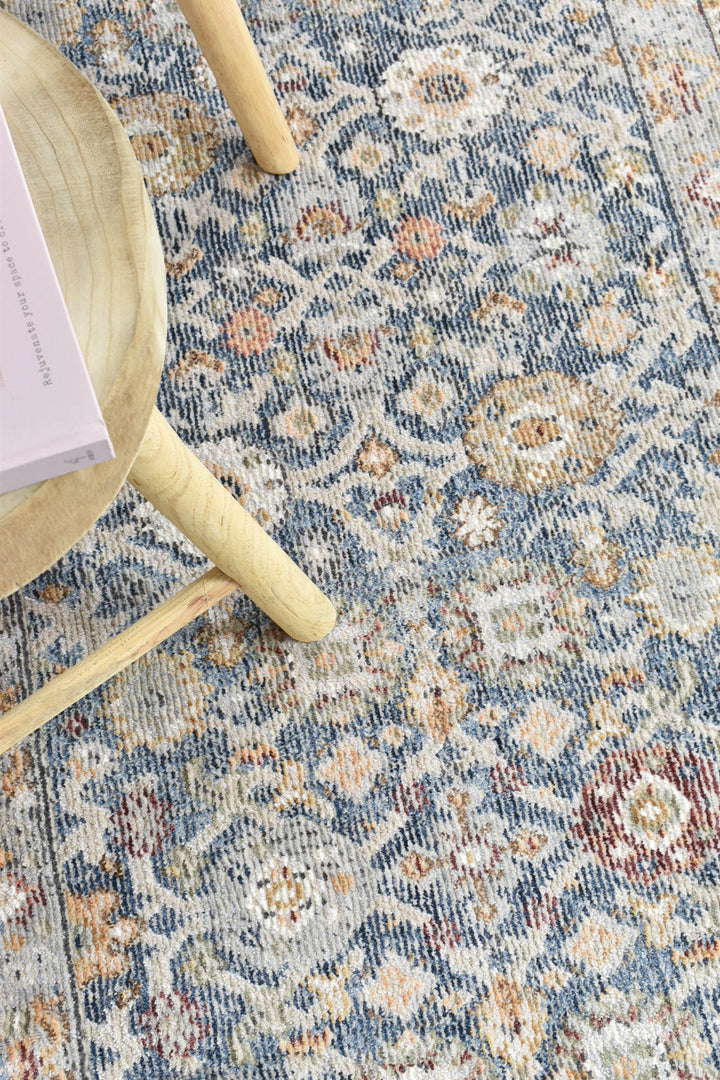 Marakesh Dark Blue Runner Rug A156A
