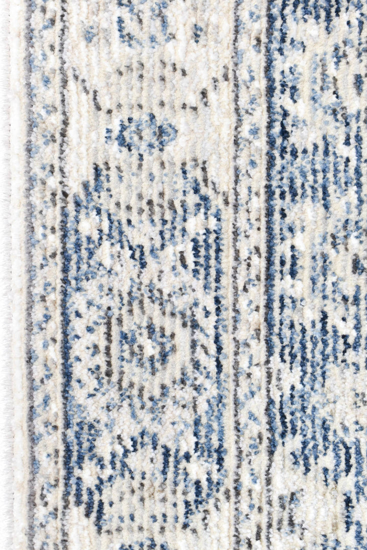 Marakesh Cream Blue Runner Rug A161A