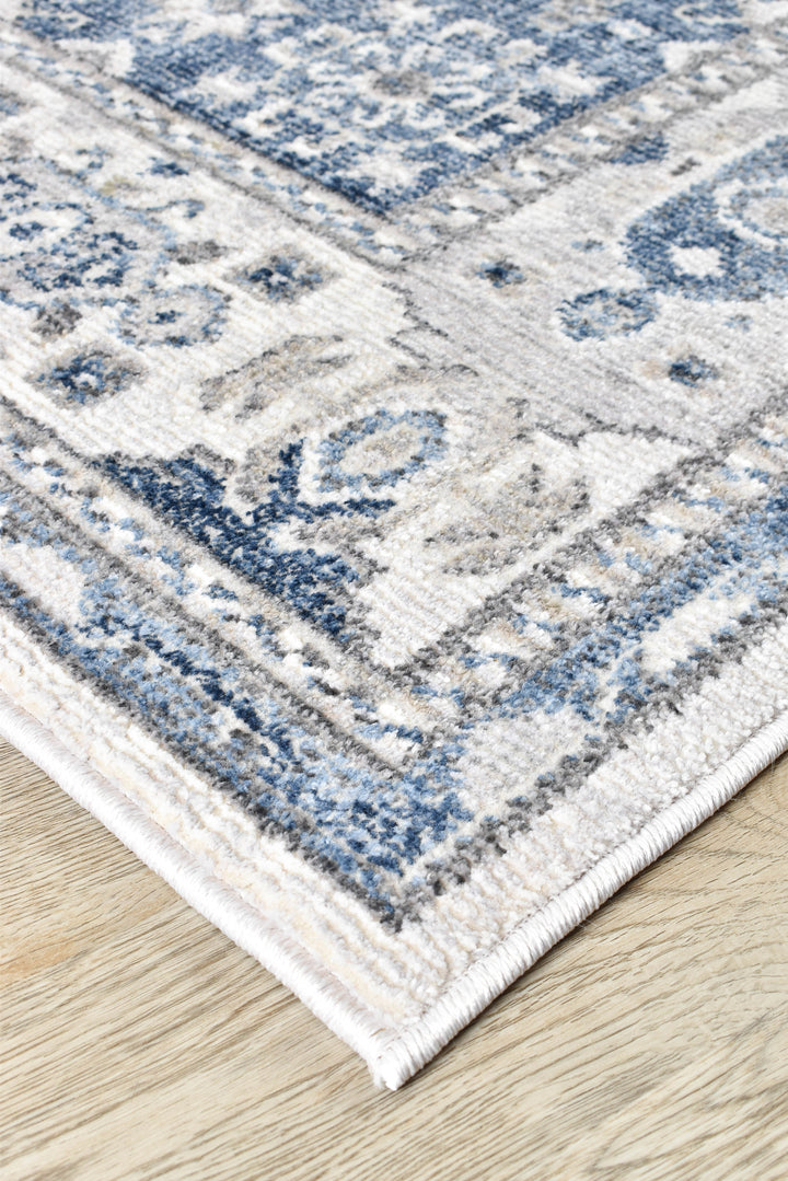 Marakesh Cream Blue Rug A161A