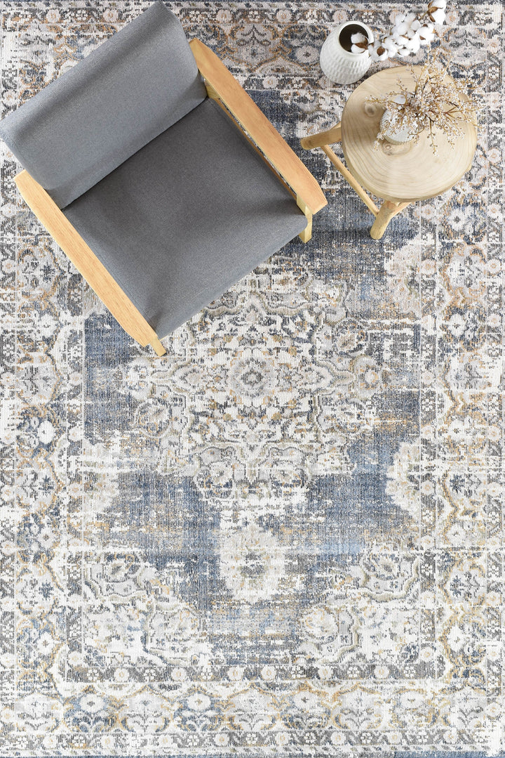 Marakesh Dark Blue Rug 0318A