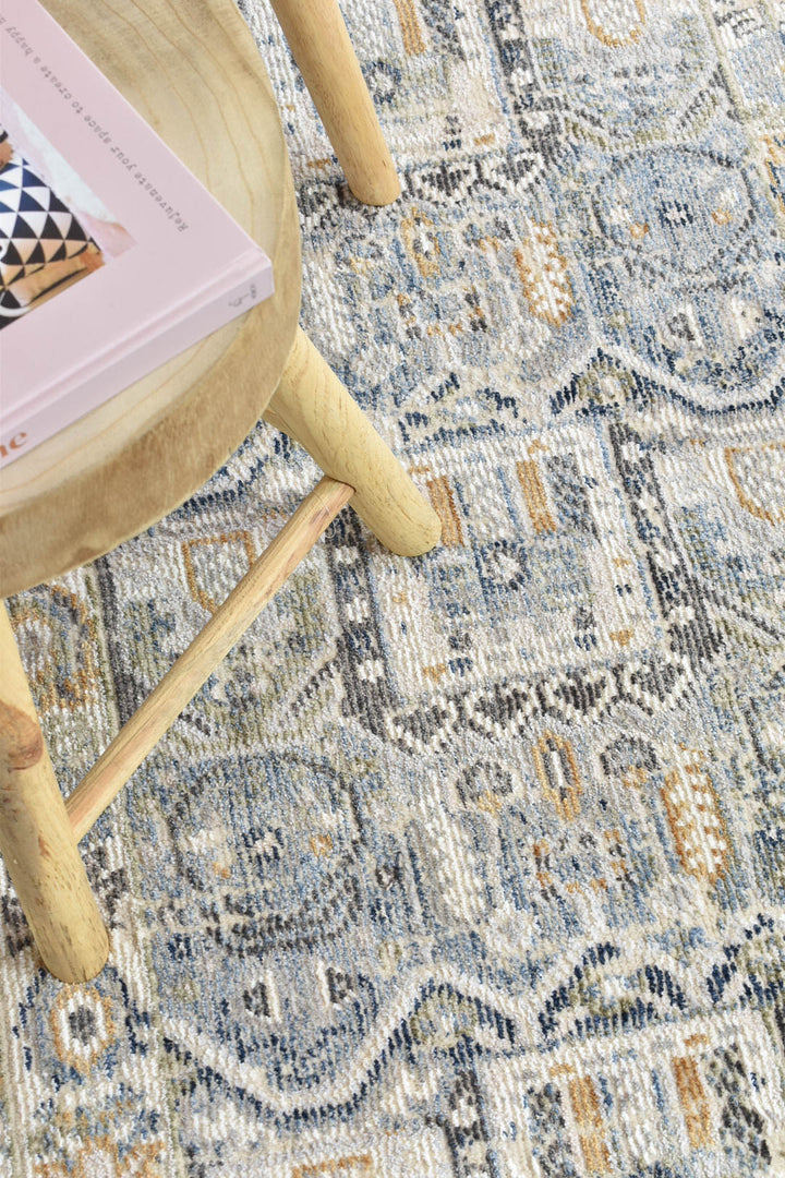 Marakesh Blue Grey Rug 0319A
