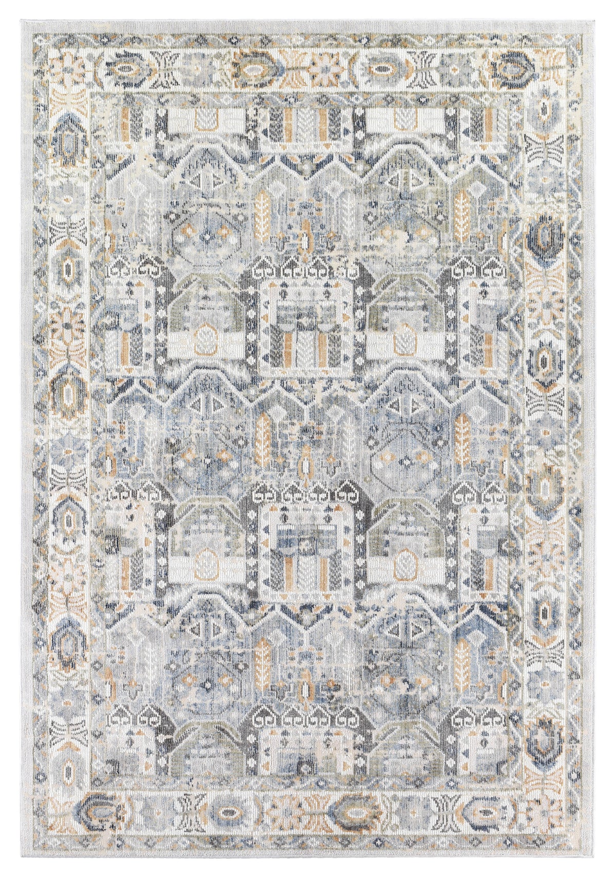 Marakesh Blue Grey Rug 0319A